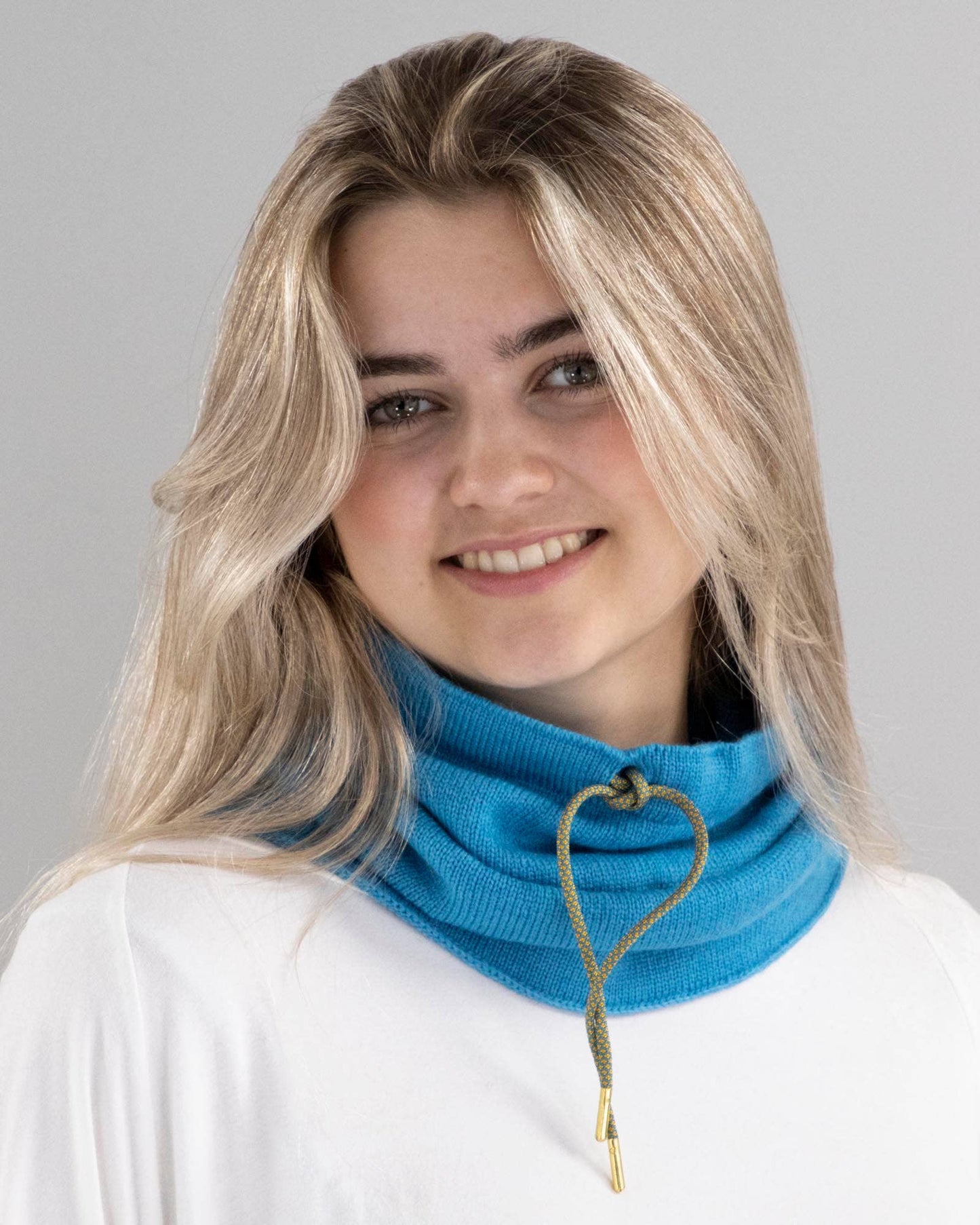 Merino Wool Drawstring Snood