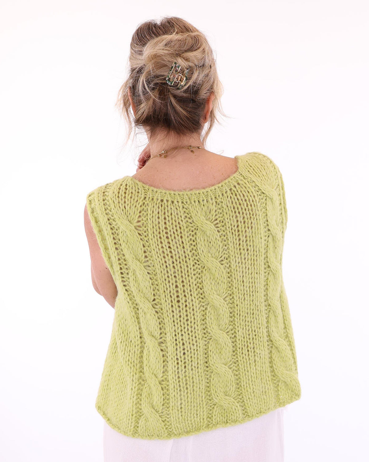 Alpaca Blend Cable Tank Top