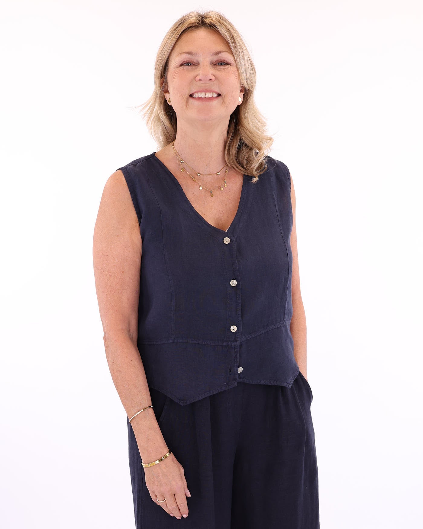 Linen Waistcoat
