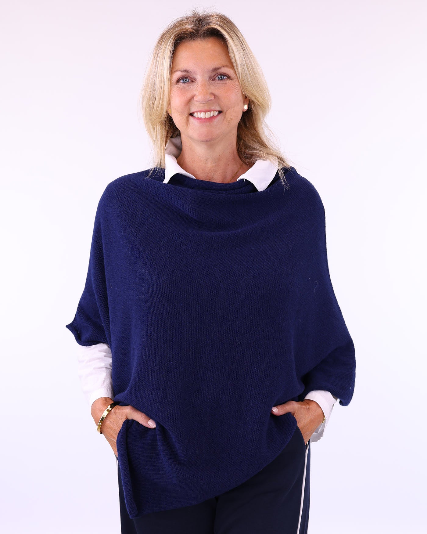 Cashmere Blend Poncho