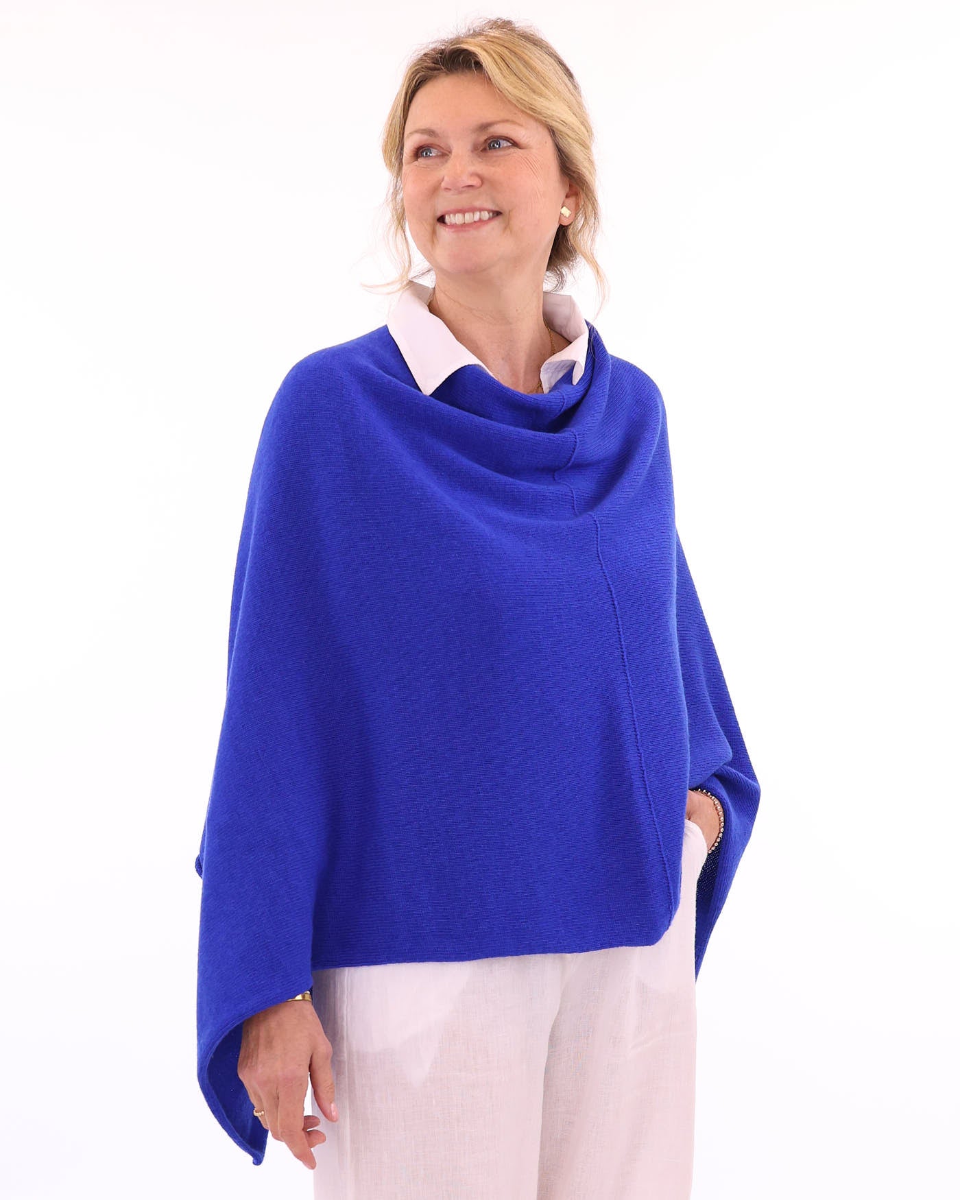 Cashmere Blend Poncho