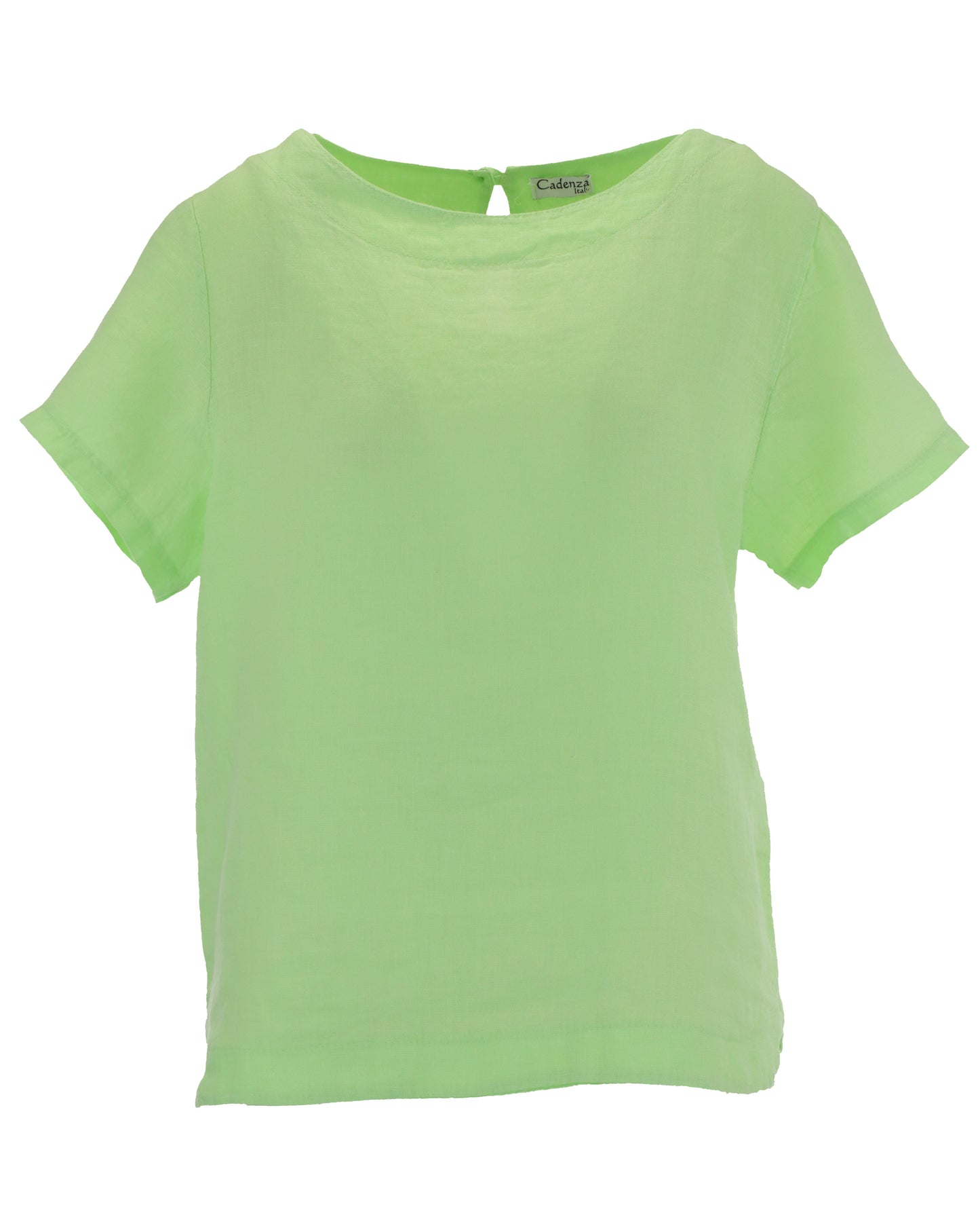 Keyhole Back Linen Top