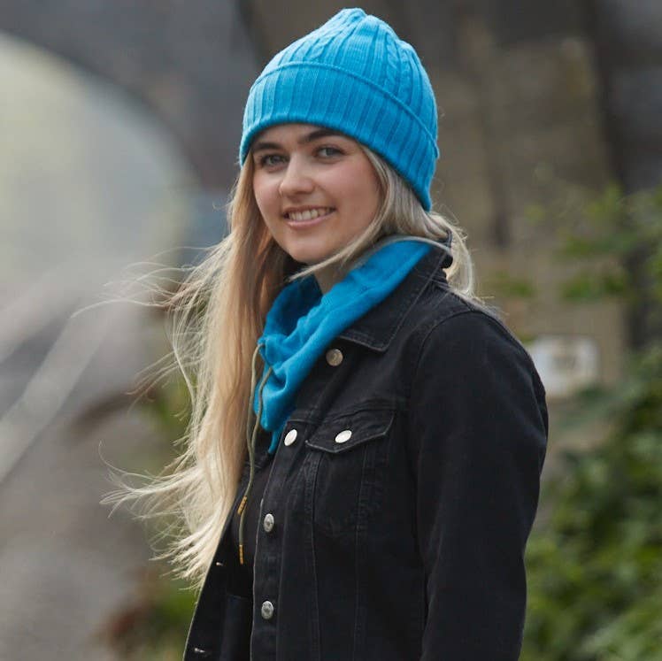 Merino Wool Cable Knit Hat