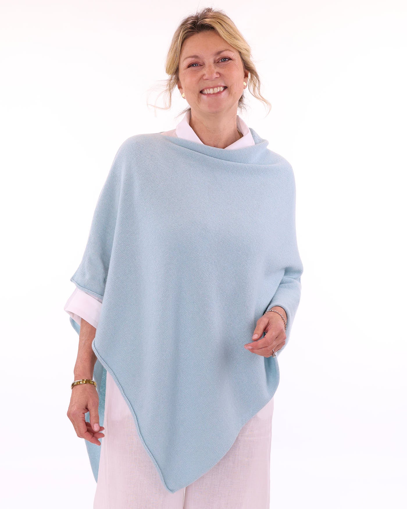 Cashmere Blend Poncho
