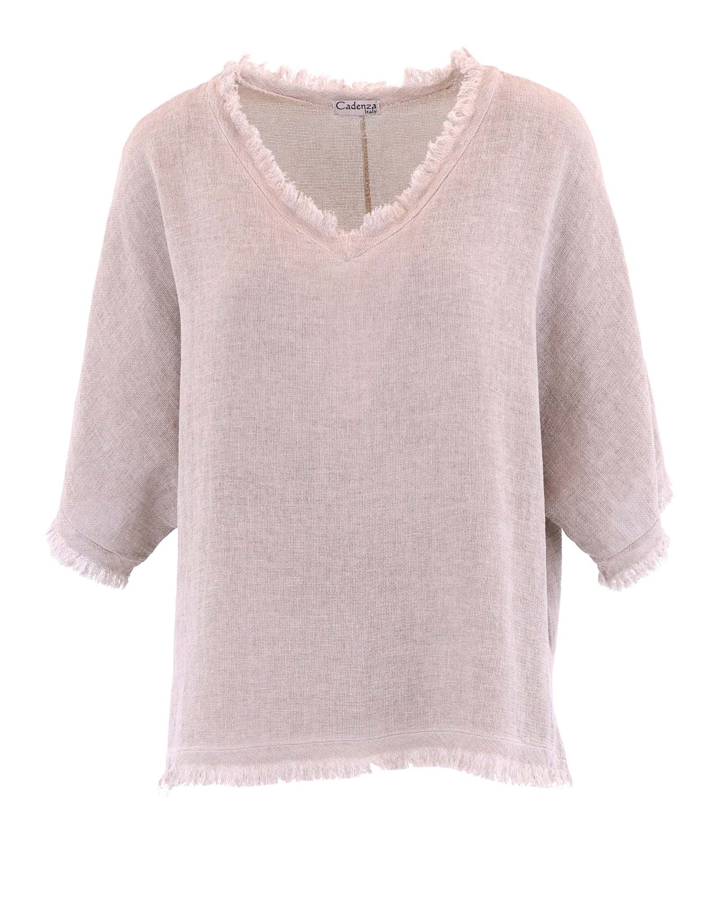 Linen and Cotton Frill Tunic