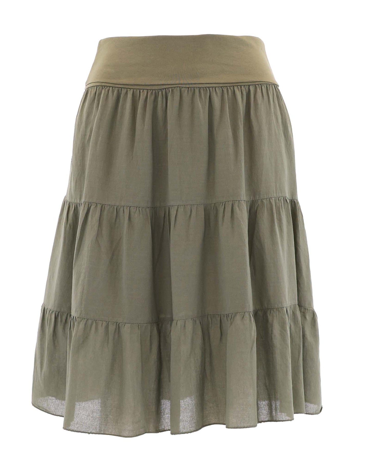 Cotton Tiered Skirt