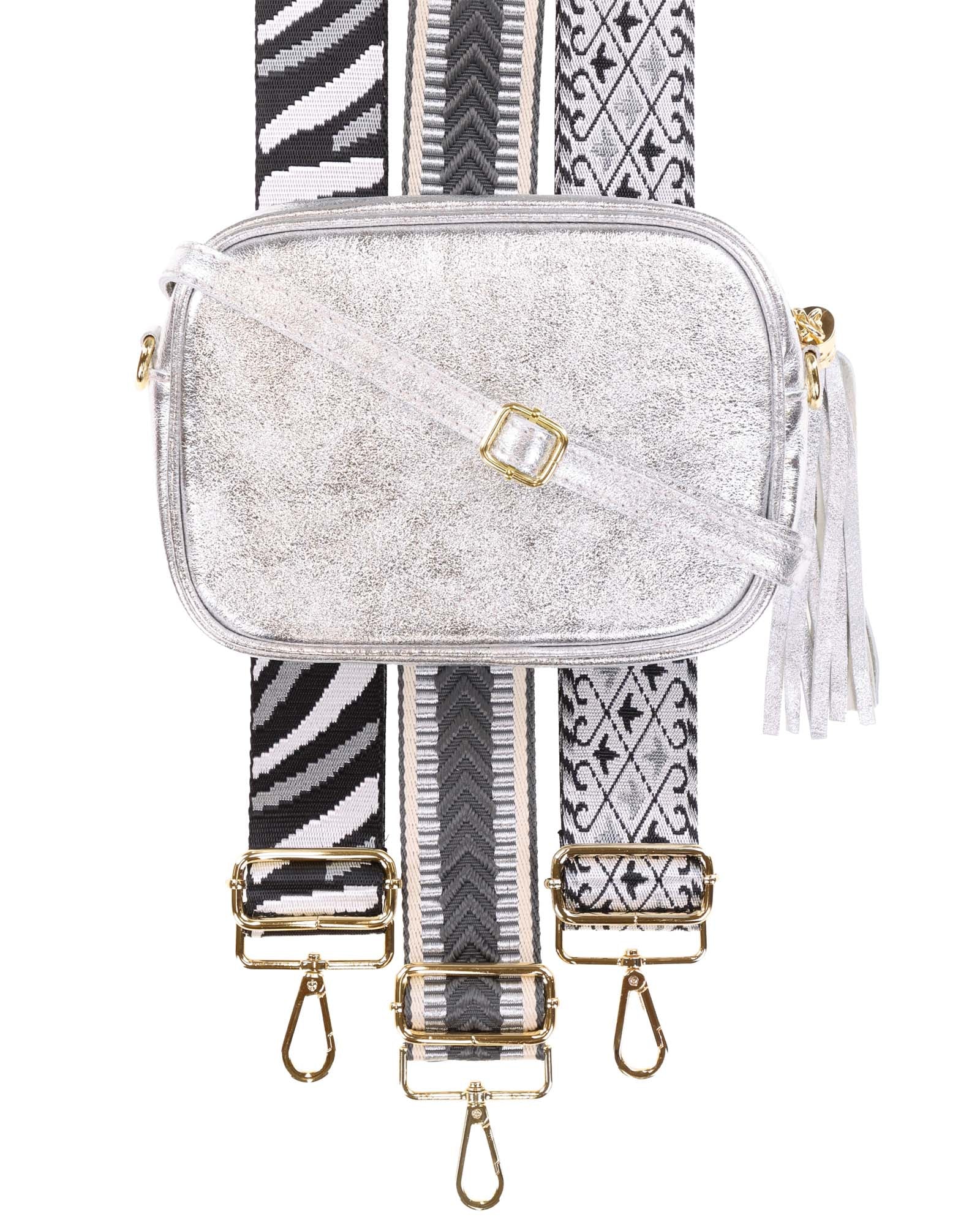 Tassle Crossbody Leather Camera Bag