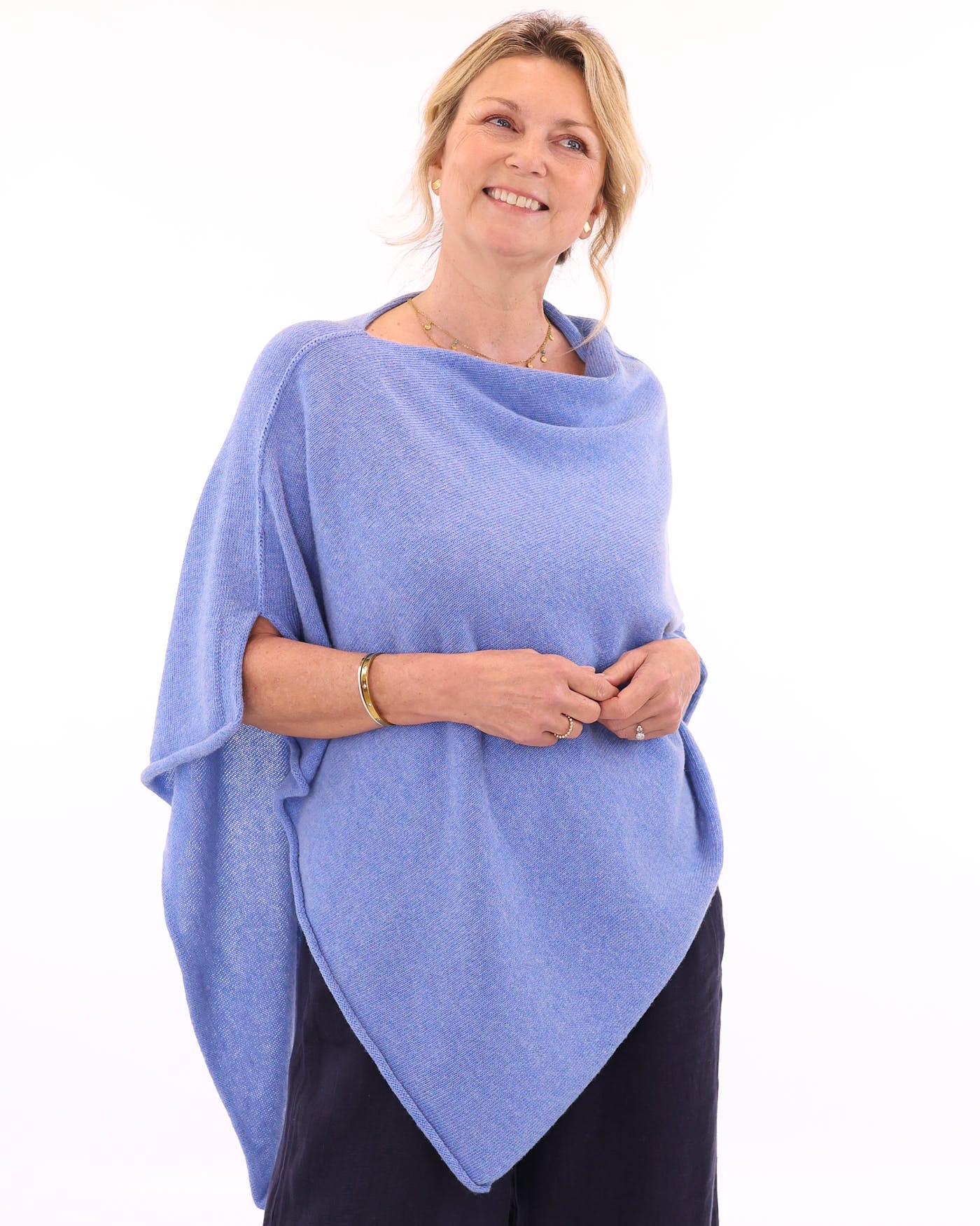 Cashmere Blend Poncho