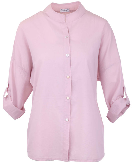 Cotton Grandad Shirt