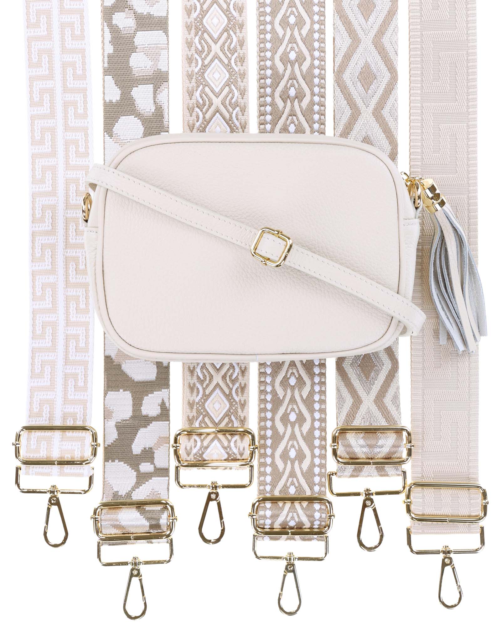 Tassle Crossbody Leather Camera Bag