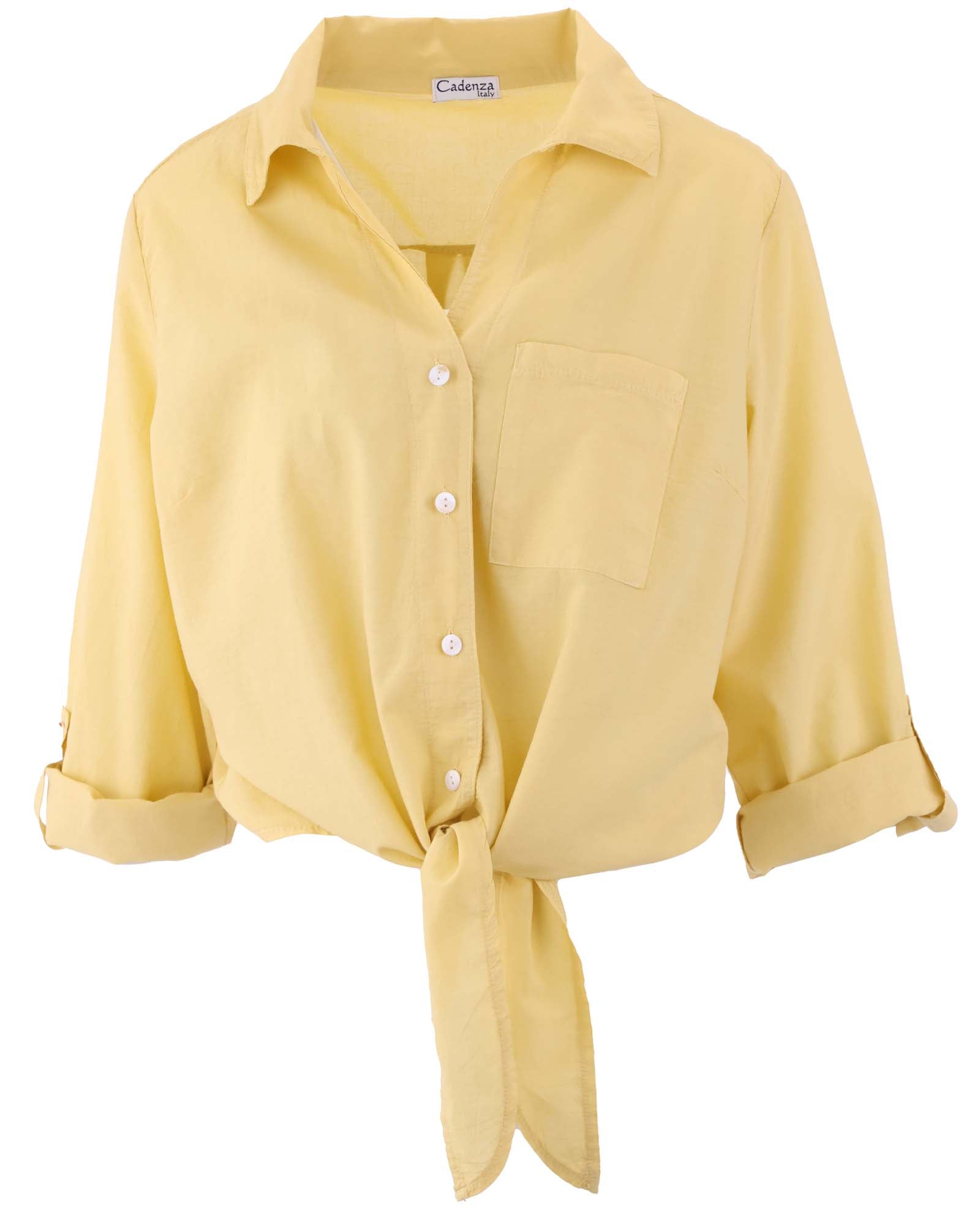 Cotton Tie Front Shirt