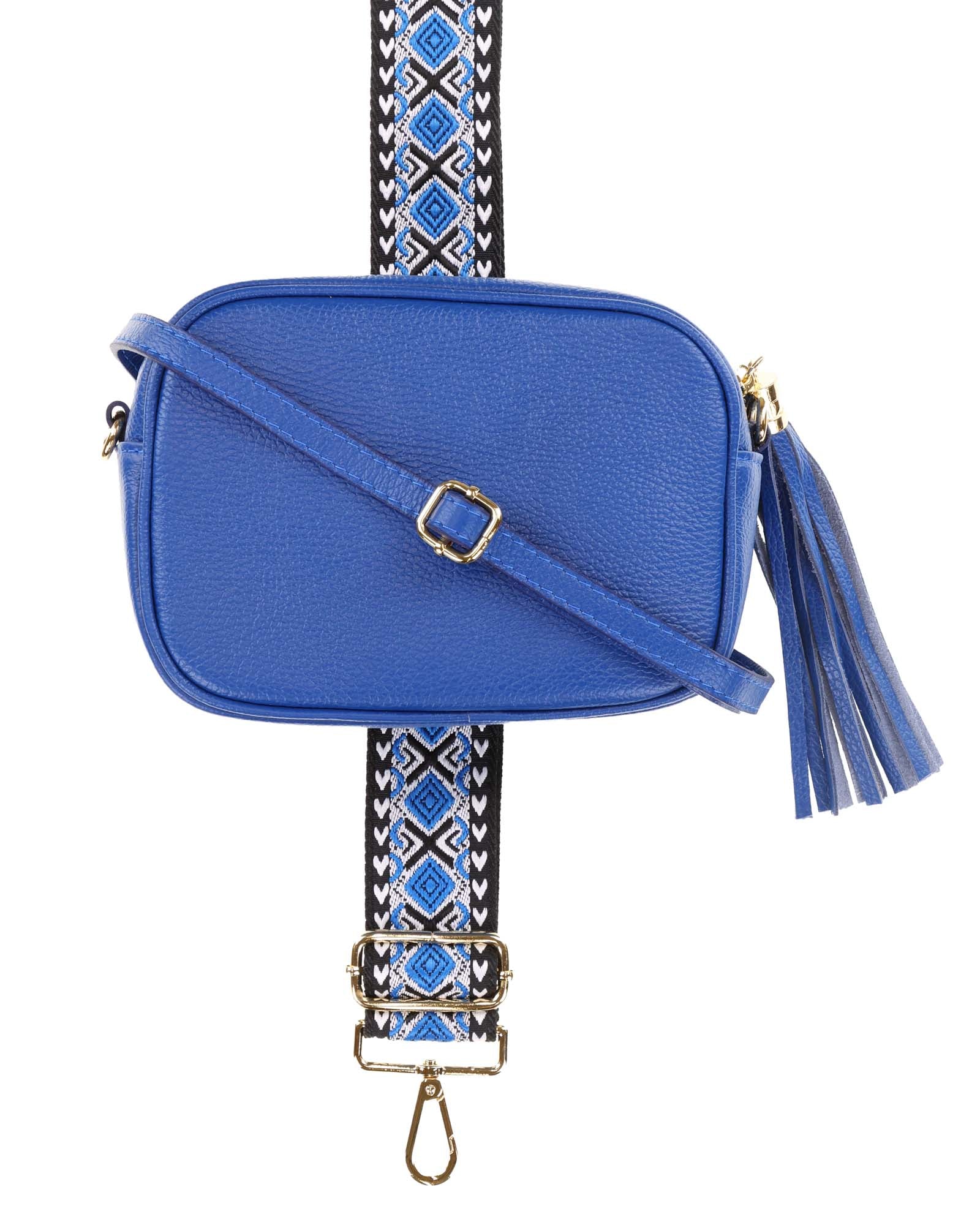 Tassle Crossbody Leather Camera Bag