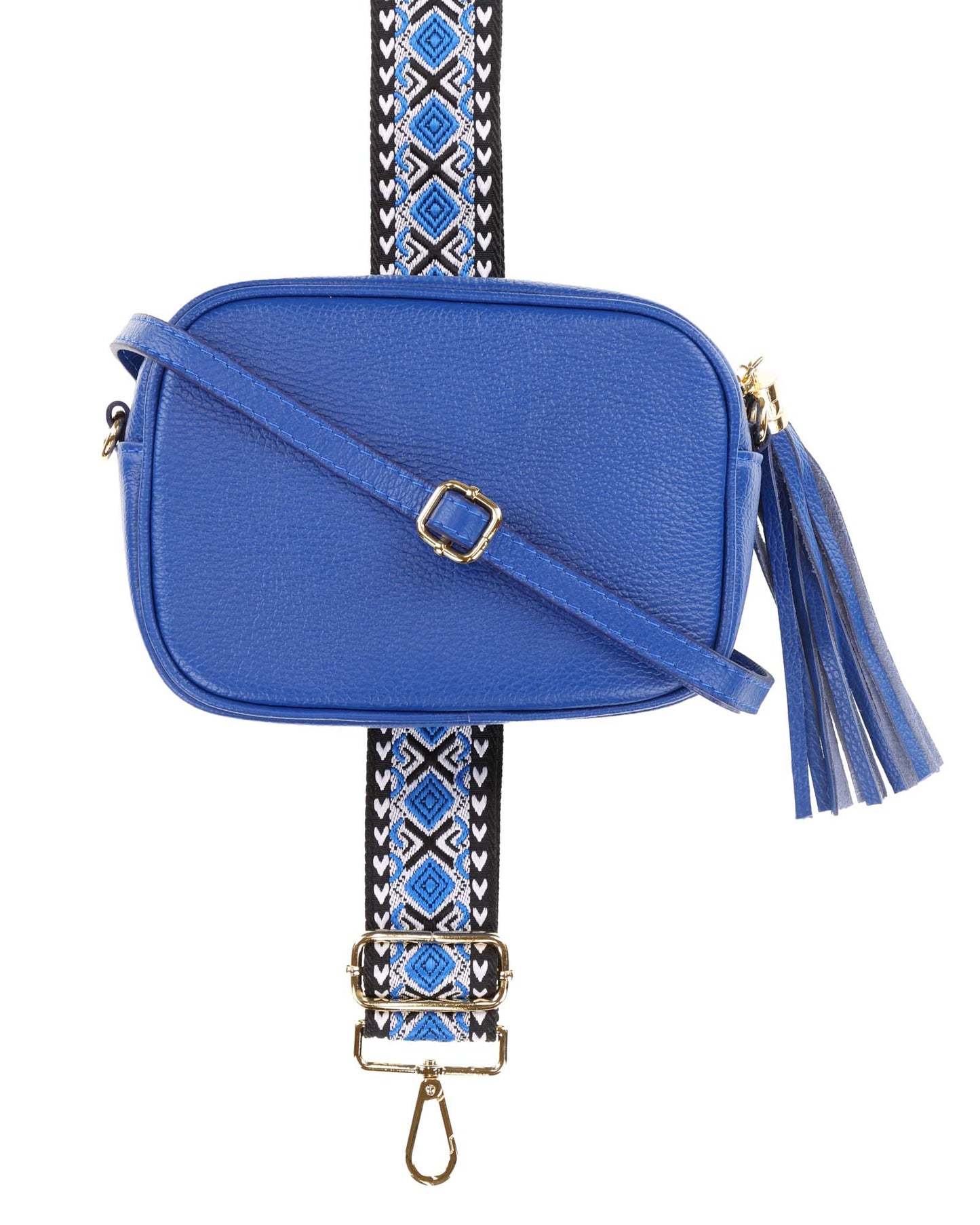 Tassle Crossbody Leather Camera Bag