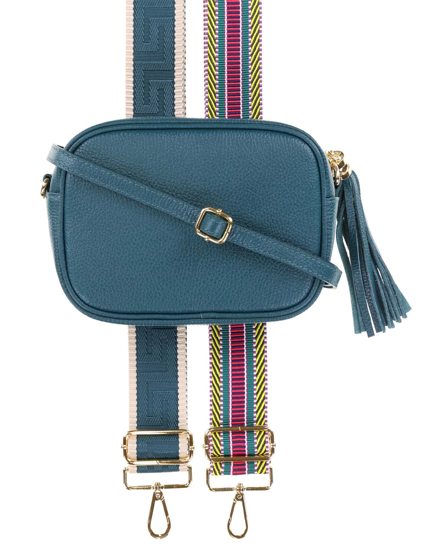 Tassle Crossbody Leather Camera Bag