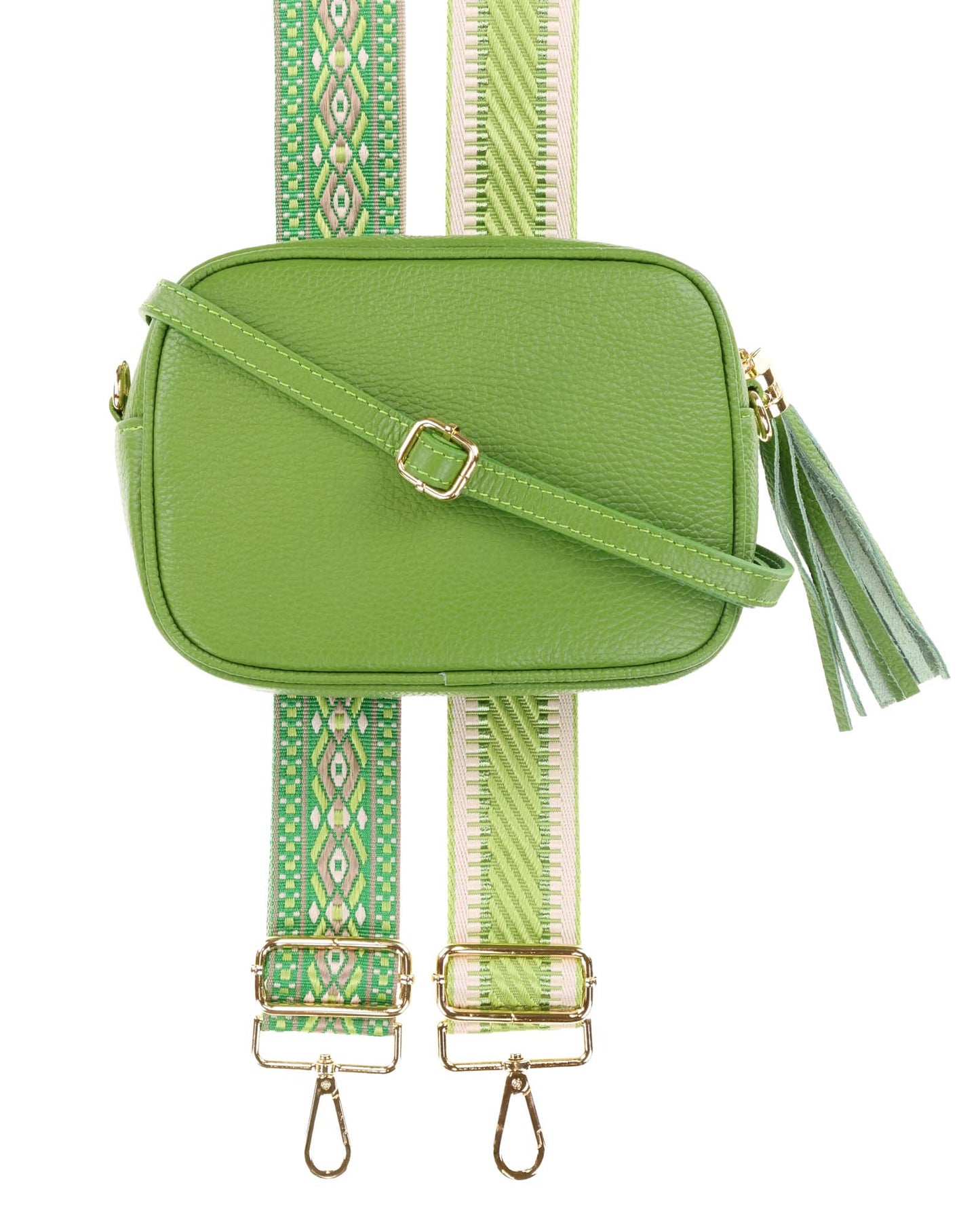 Tassle Crossbody Leather Camera Bag