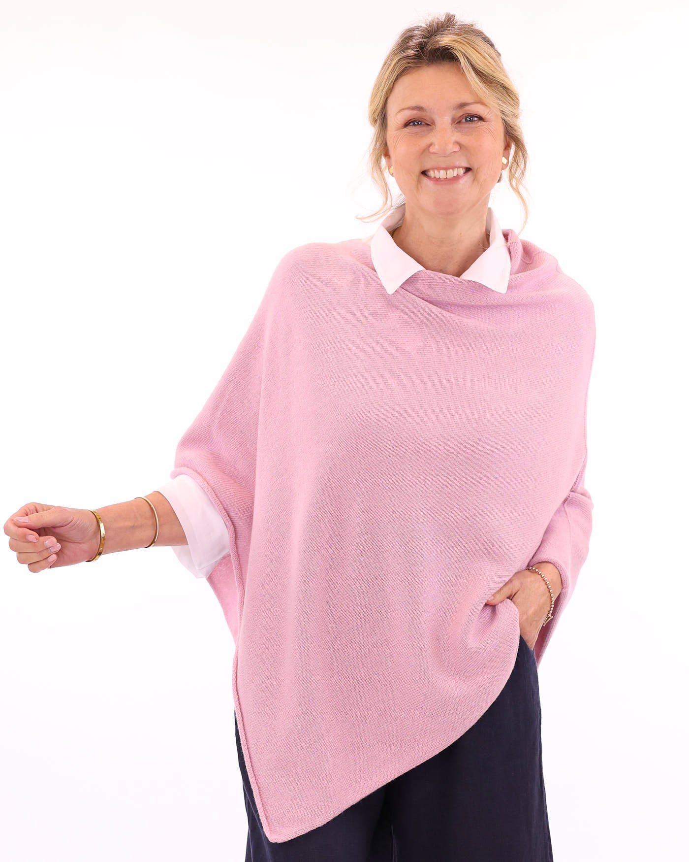 Cashmere Blend Poncho