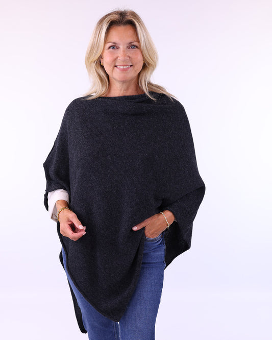 Cashmere Blend Poncho