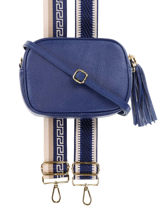 Tassle Crossbody Leather Camera Bag