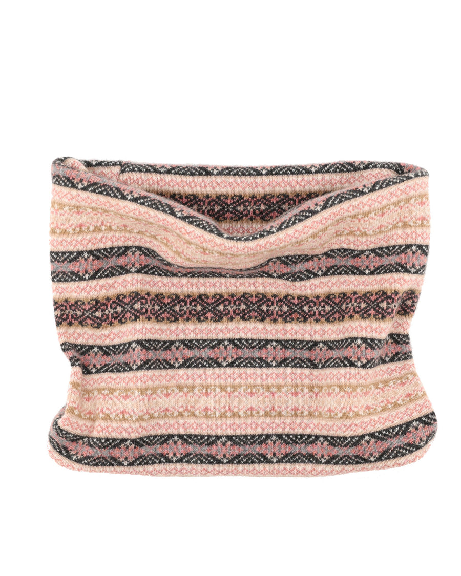 Cashmere Blend Fairisle Snood