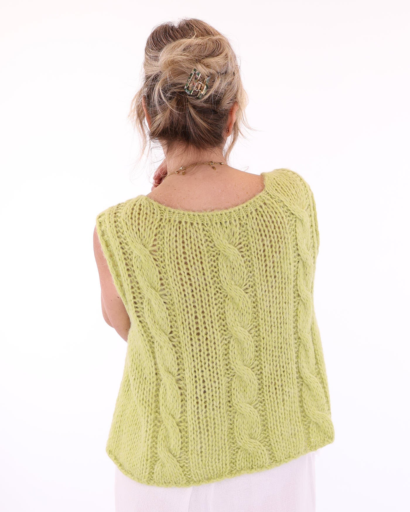 Alpaca Blend Cable Tank Top
