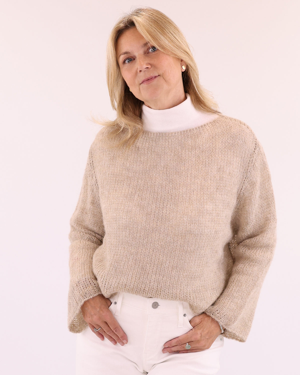 Alpaca Blend Fine Knit Jumper