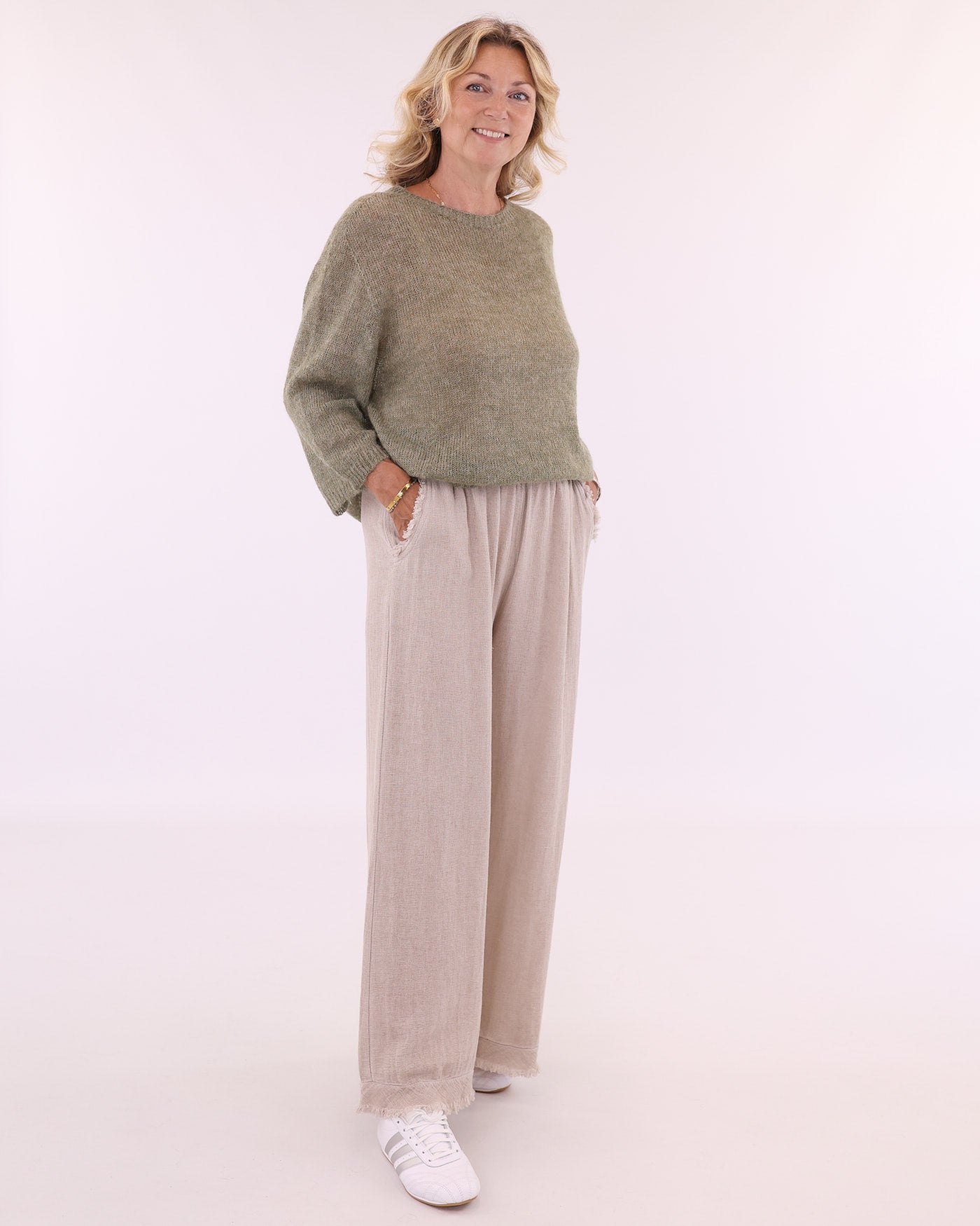 Alpaca Blend Round Neck Jumper