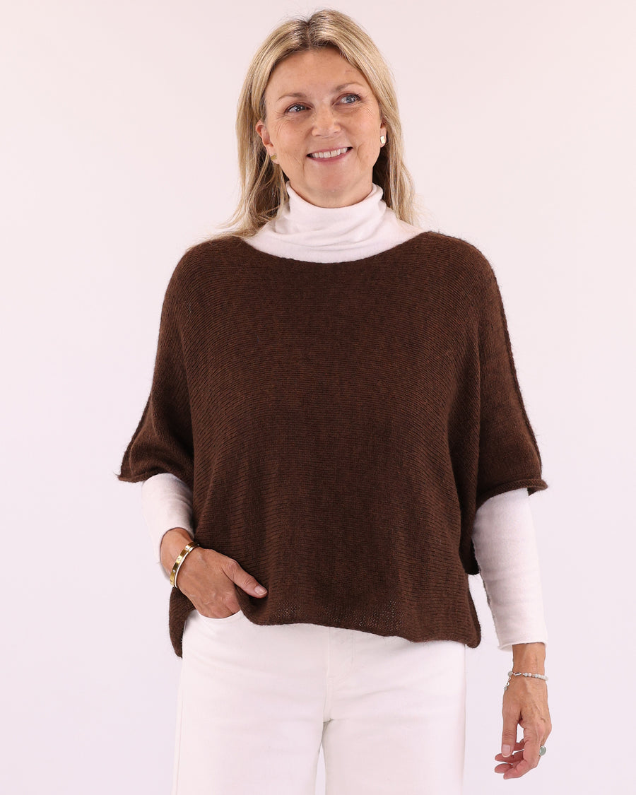 Alpaca Blend Short Tunic Top