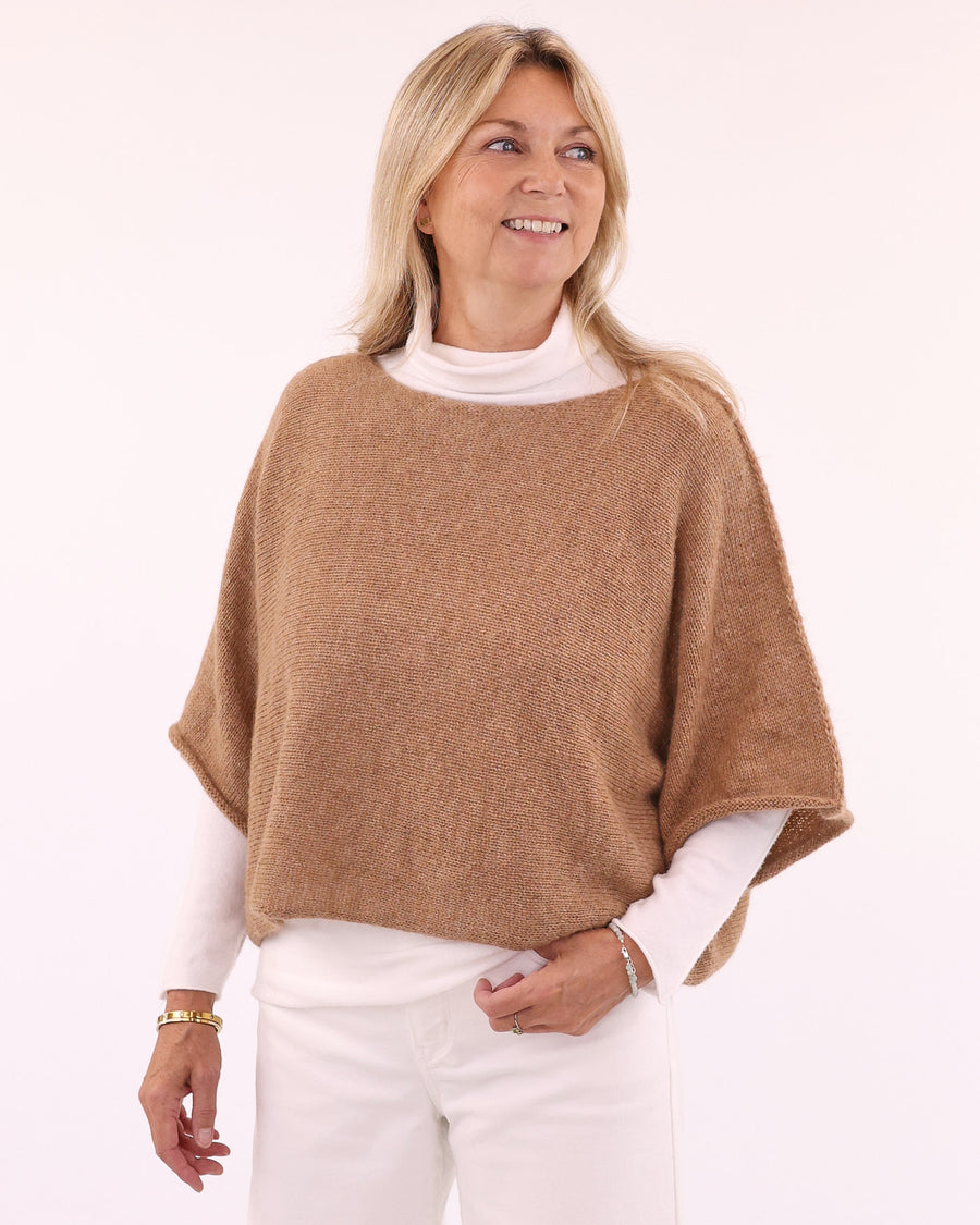 Alpaca Blend Short Tunic Top