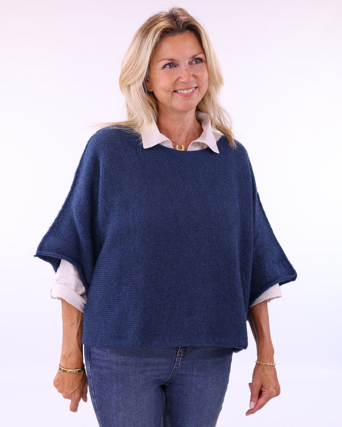 Alpaca Blend Short Tunic Top