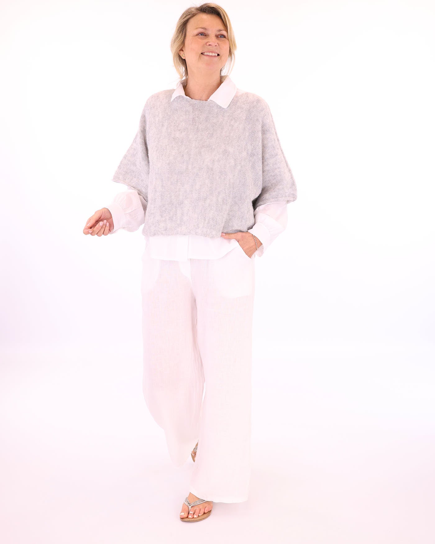 Alpaca Blend Short Tunic Top