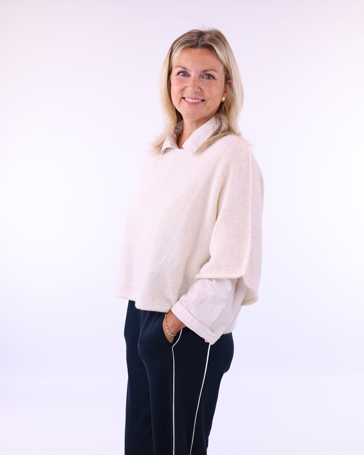 Alpaca Blend Short Tunic Top