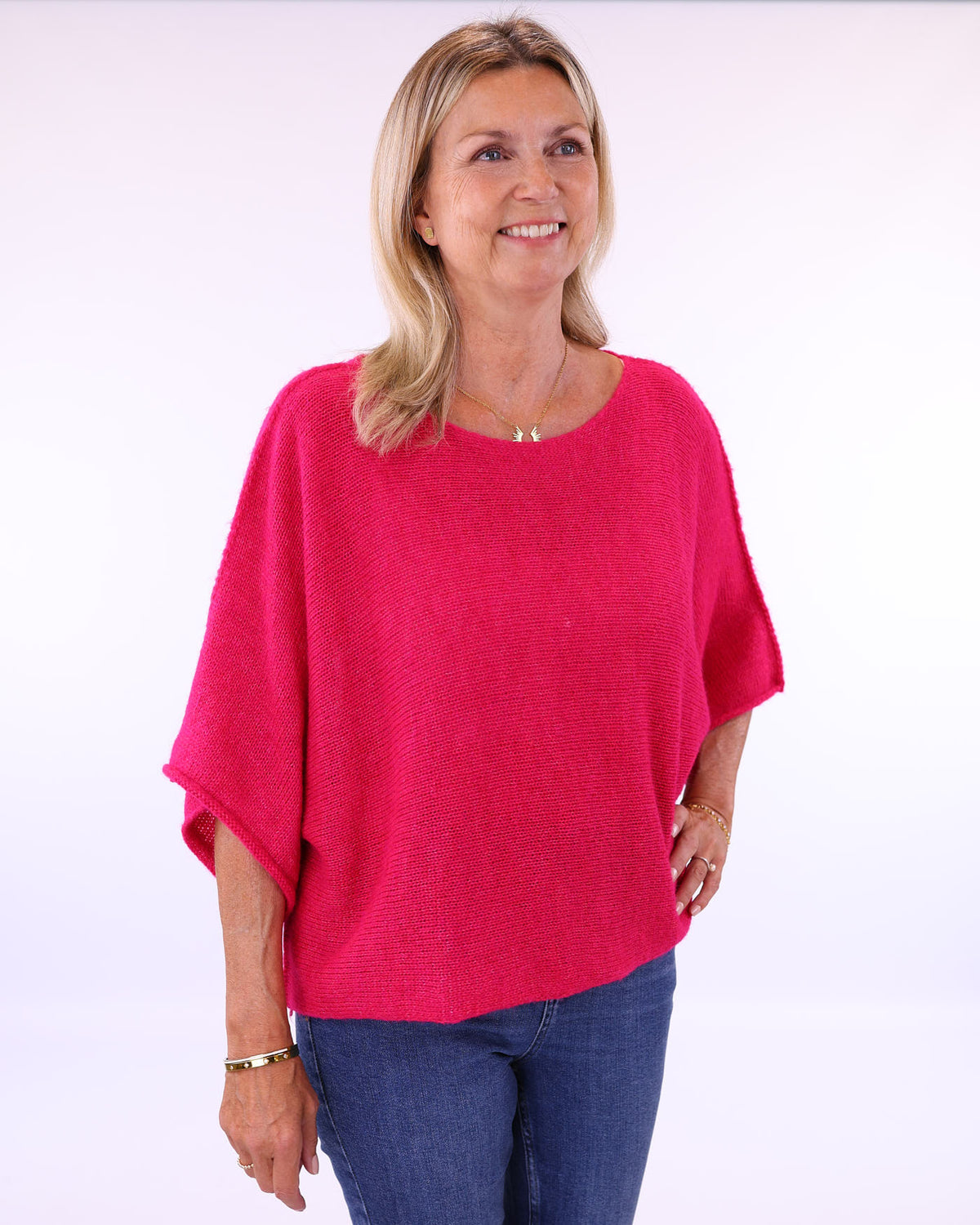 Alpaca Blend Short Tunic Top