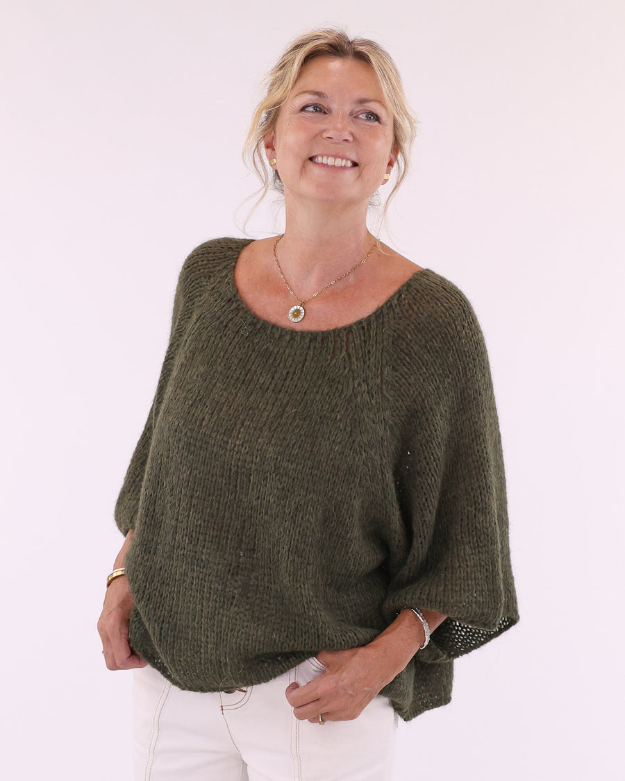 Alpaca Blend Swing Jumper