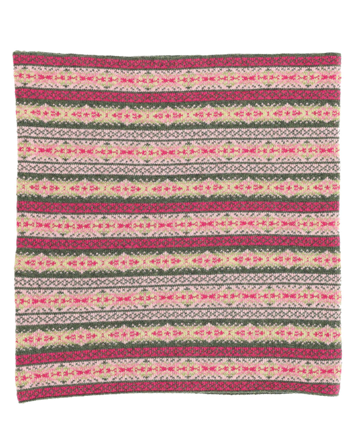 Cashmere Blend Fairisle Snood