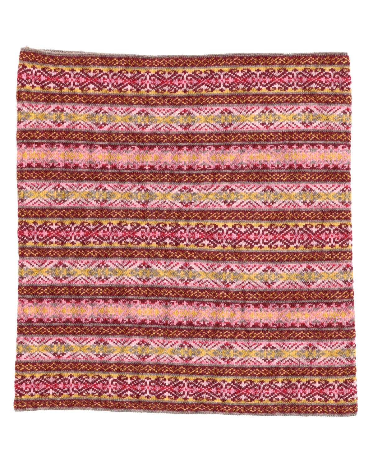 Cashmere Blend Fairisle Snood