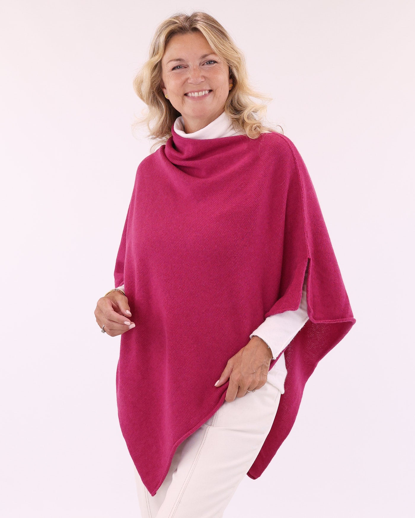 Cashmere Blend Poncho
