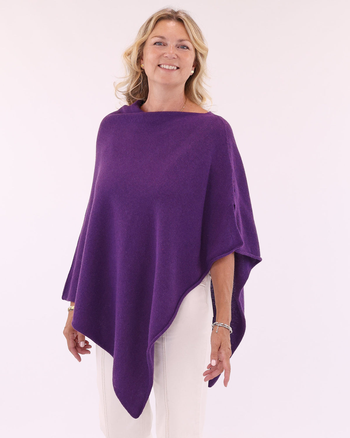 Cashmere Blend Poncho
