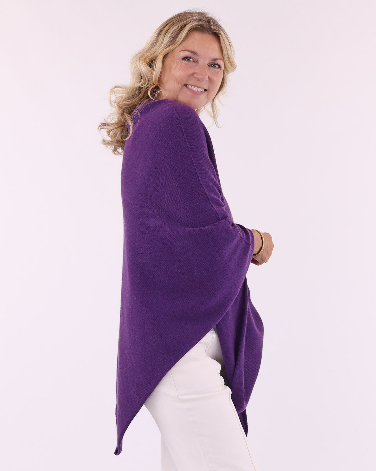 Cashmere Blend Poncho