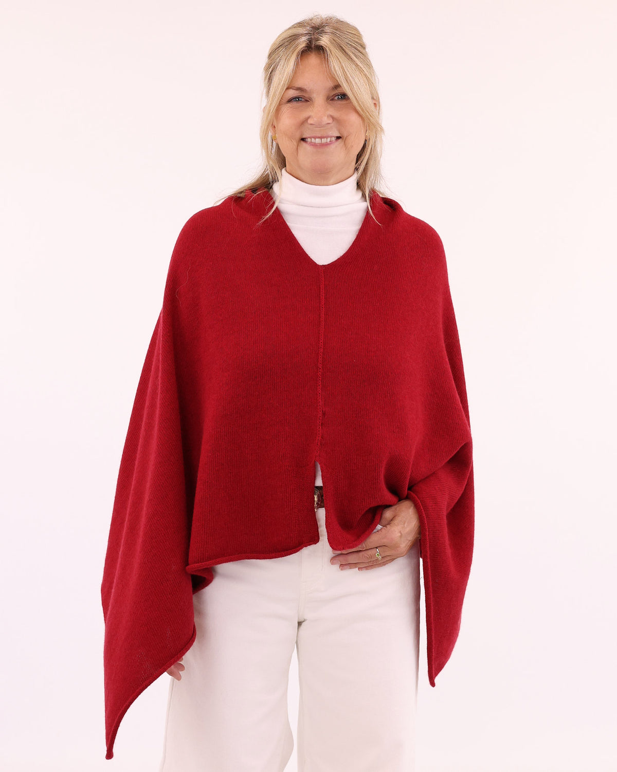 Cashmere Blend Poncho