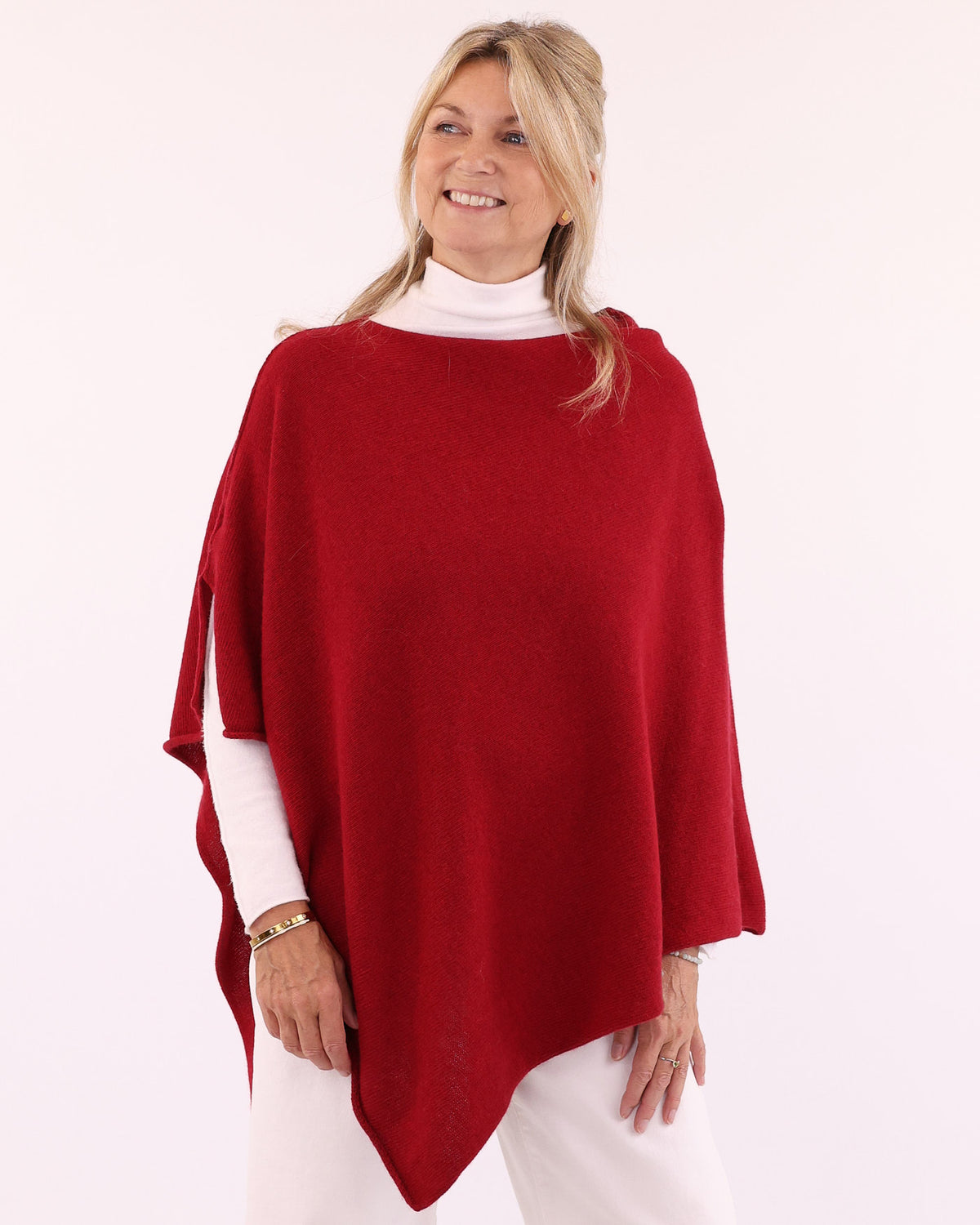 Cashmere Blend Poncho