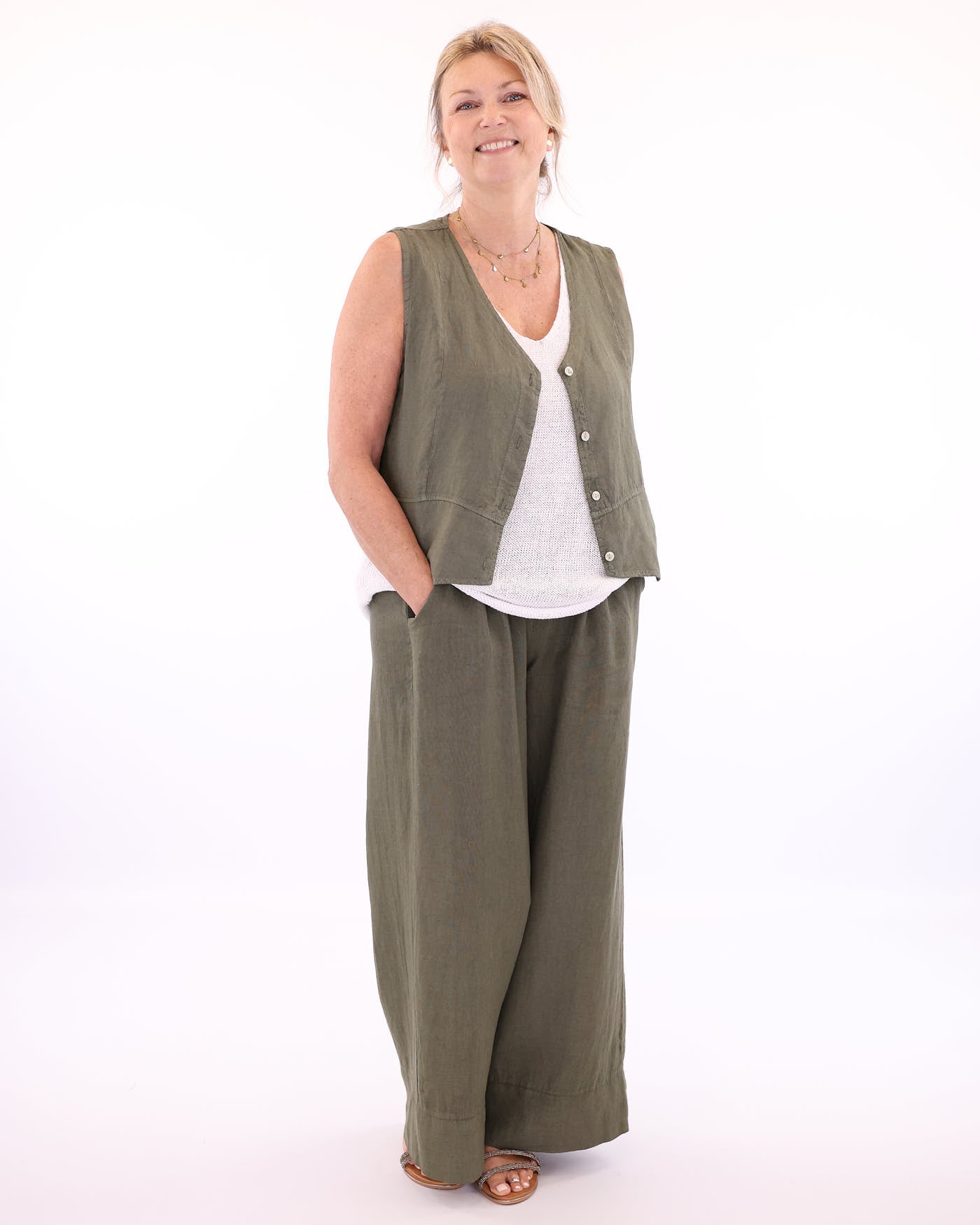 Linen Waistcoat