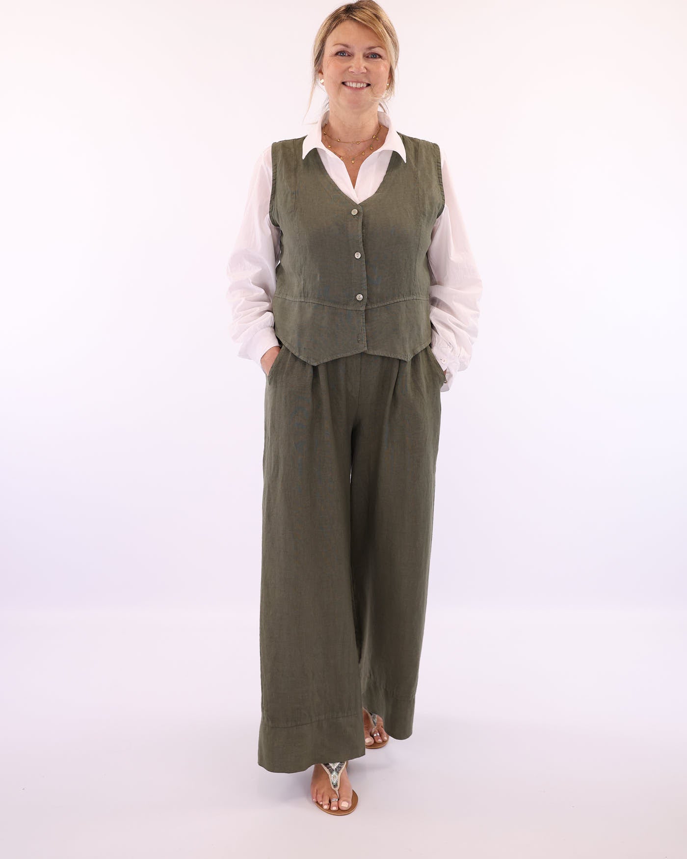 Linen Waistcoat