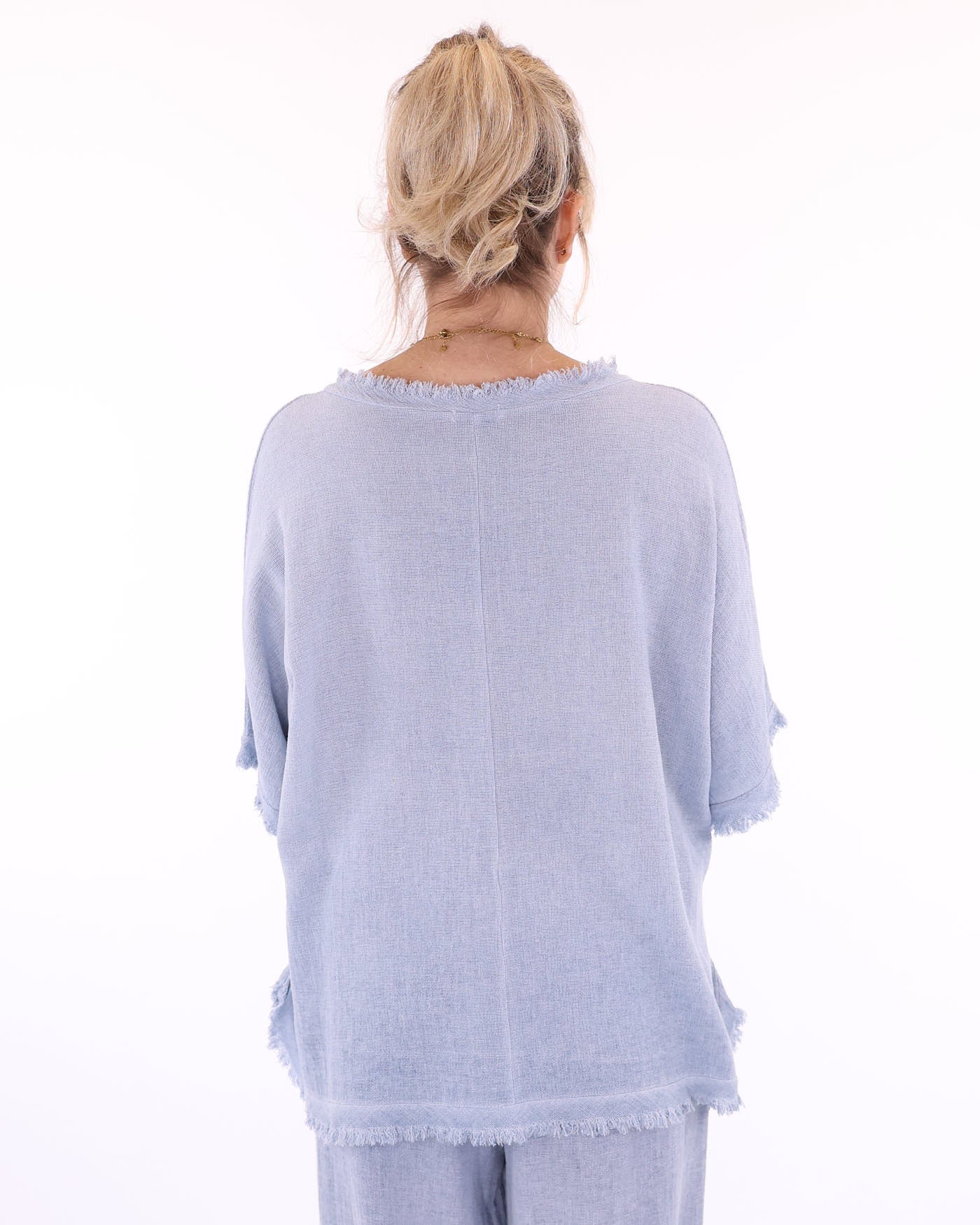 Linen and Cotton Frill Tunic
