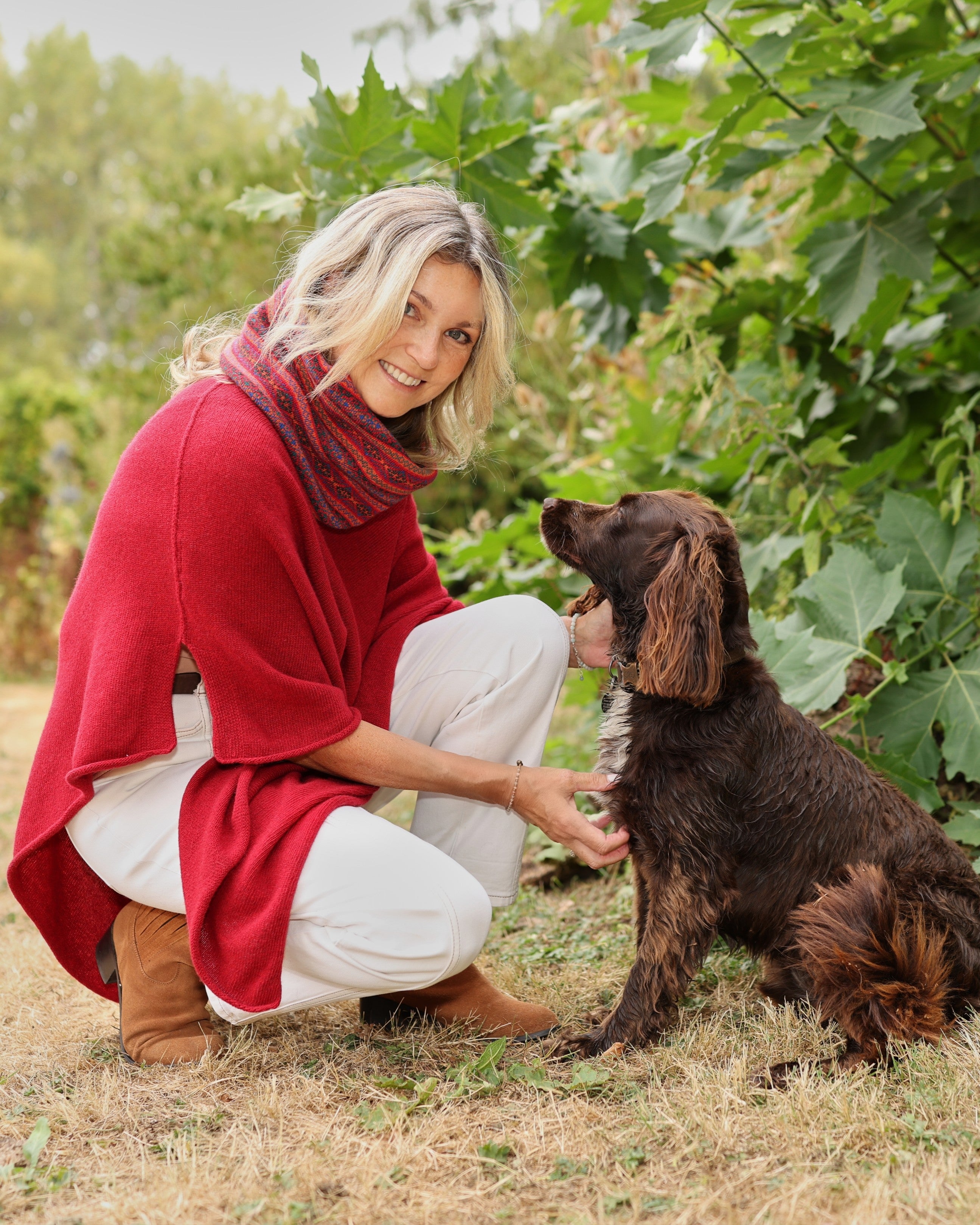Cashmere Blend Poncho