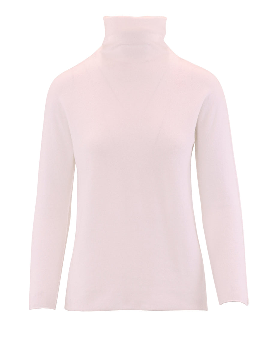 Viscose Blend High Neck Jumper