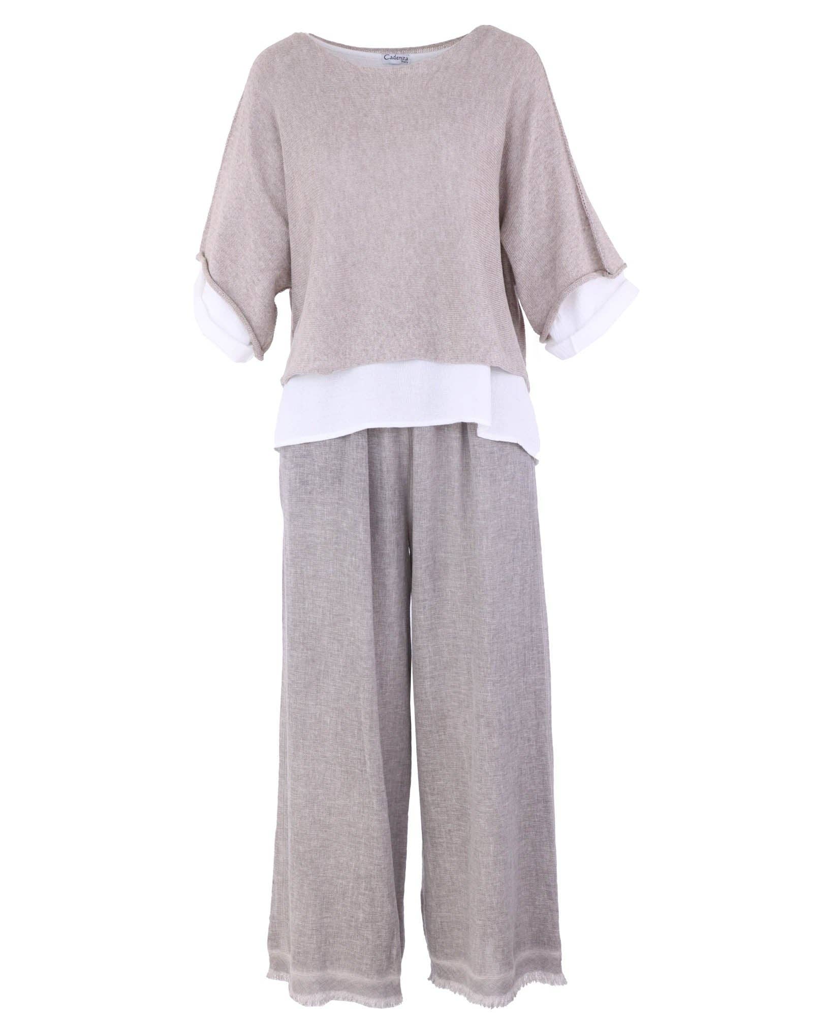 Cotton Blend Short Tunic Top