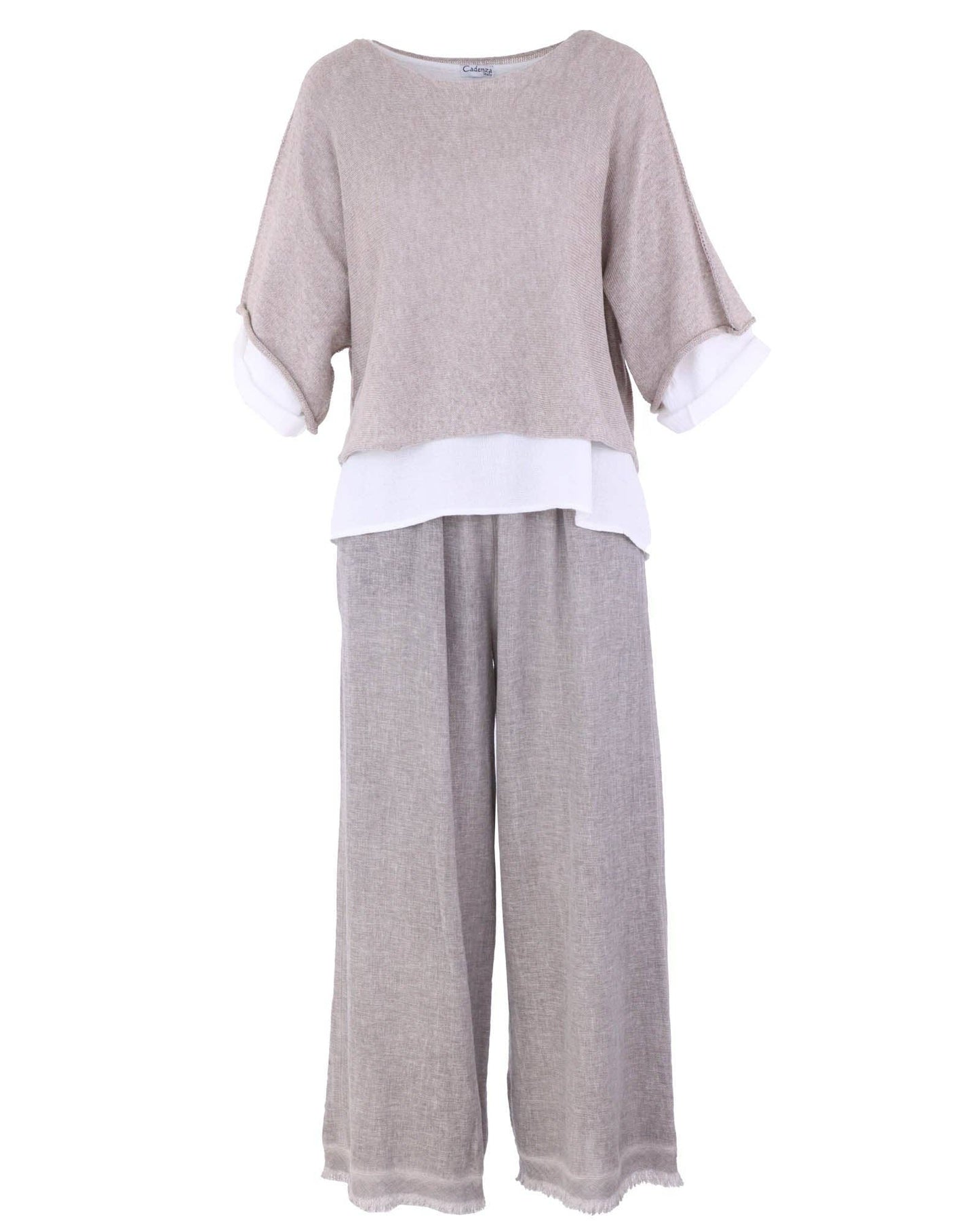 Cotton Blend Short Tunic Top