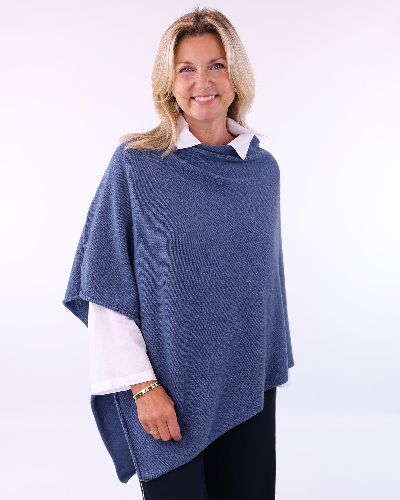 Cashmere Blend Poncho