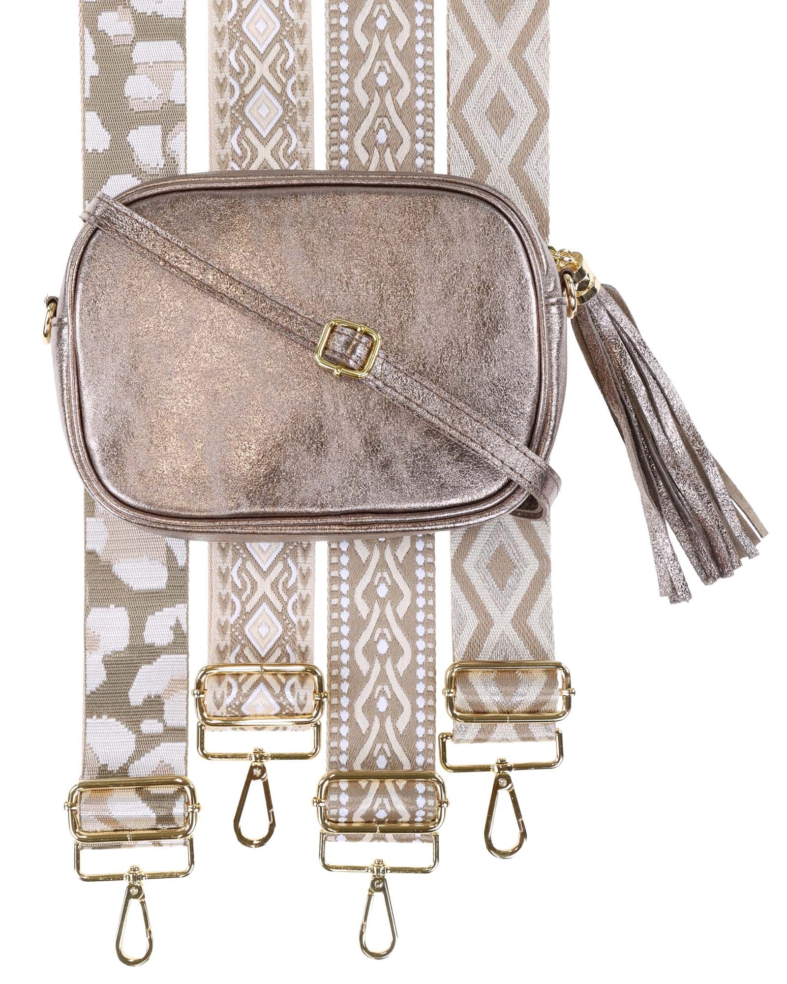 Tassle Crossbody Leather Camera Bag