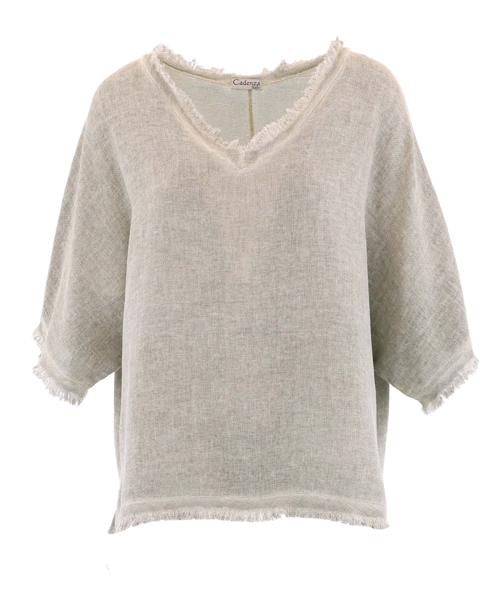 Linen and Cotton Frill Tunic